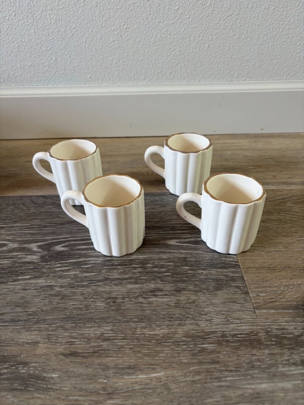 Sezane Soft White Espresso Cups - Set of 4